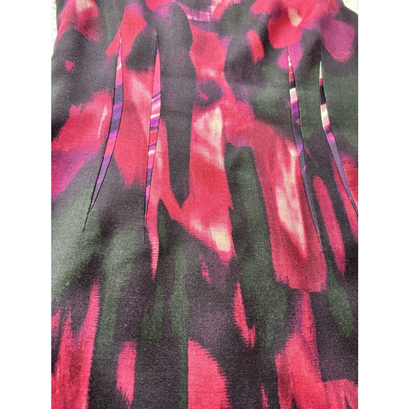 Elie Tahari Size 8 Woman's Dress Watercolor Pink And Purple Pencil Sheath Dress - Picture 8 of 10